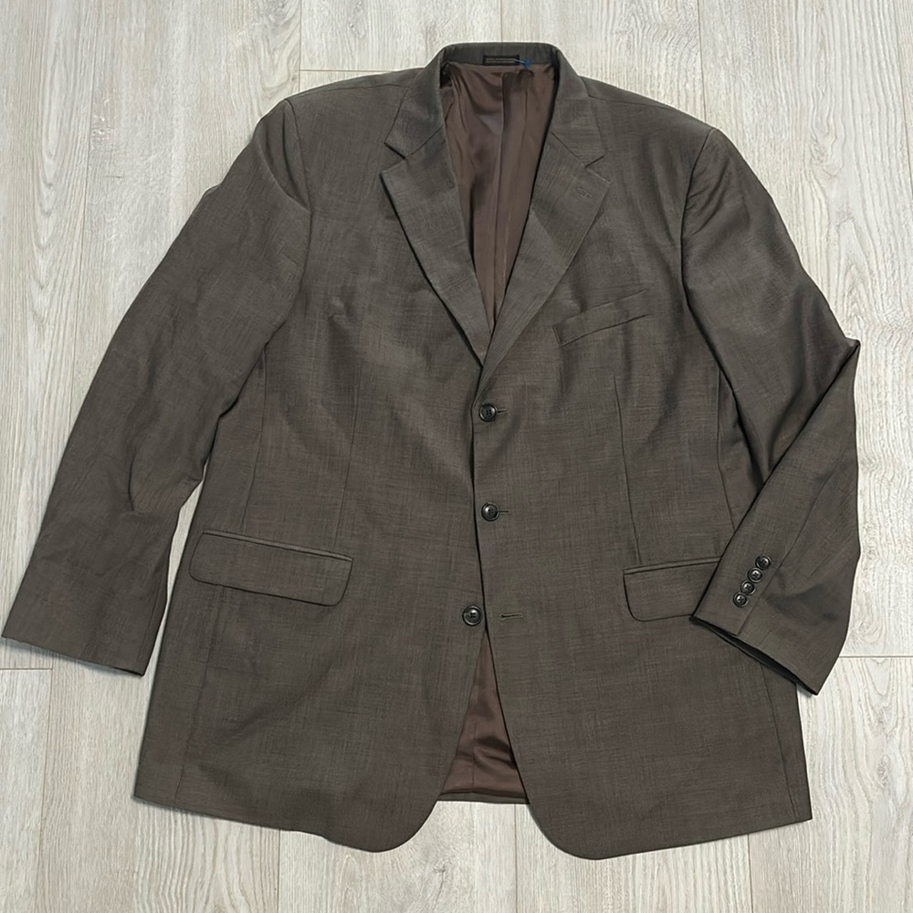 🔥BUNDLESALE Mens 46L Stafford wool sports coat suit jacket blazer